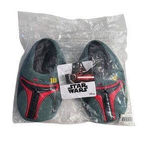 Disney Star Wars Green and Red Slippers